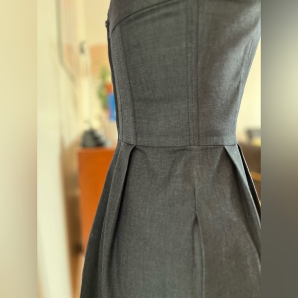 Zara Strapless, Structured Denim Couture Dress. Stunning! - Picture 3 of 5